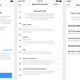 Menus for verification application, account info, and two-factor authentication via an app